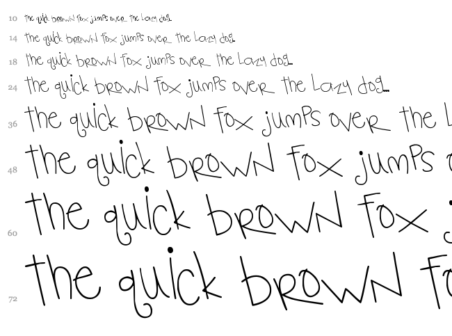 MTF Notebook font waterfall